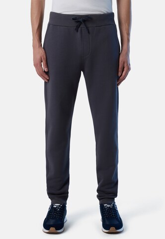 North Sails Regular Workout Pants in Grey: front