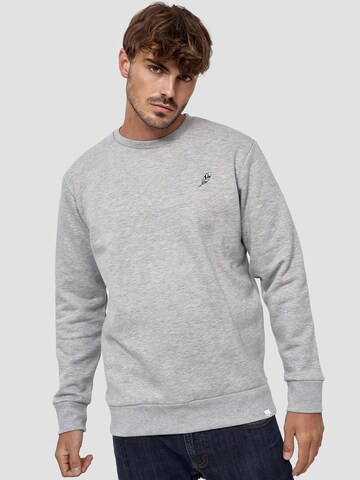 Mikon Sweatshirt 'Feder' in Grey