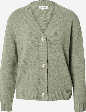 Cardigan s.Oliver en vert : devant