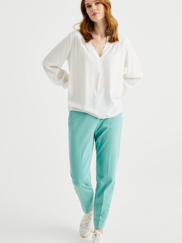 Coupe slim Pantalon WE Fashion en bleu