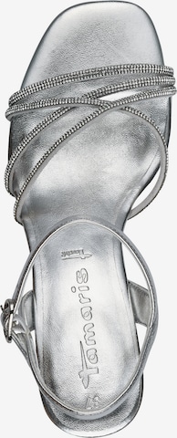 TAMARIS Sandalen met riem in Zilver