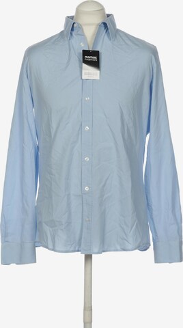 s.Oliver Button Up Shirt in L in Blue: front