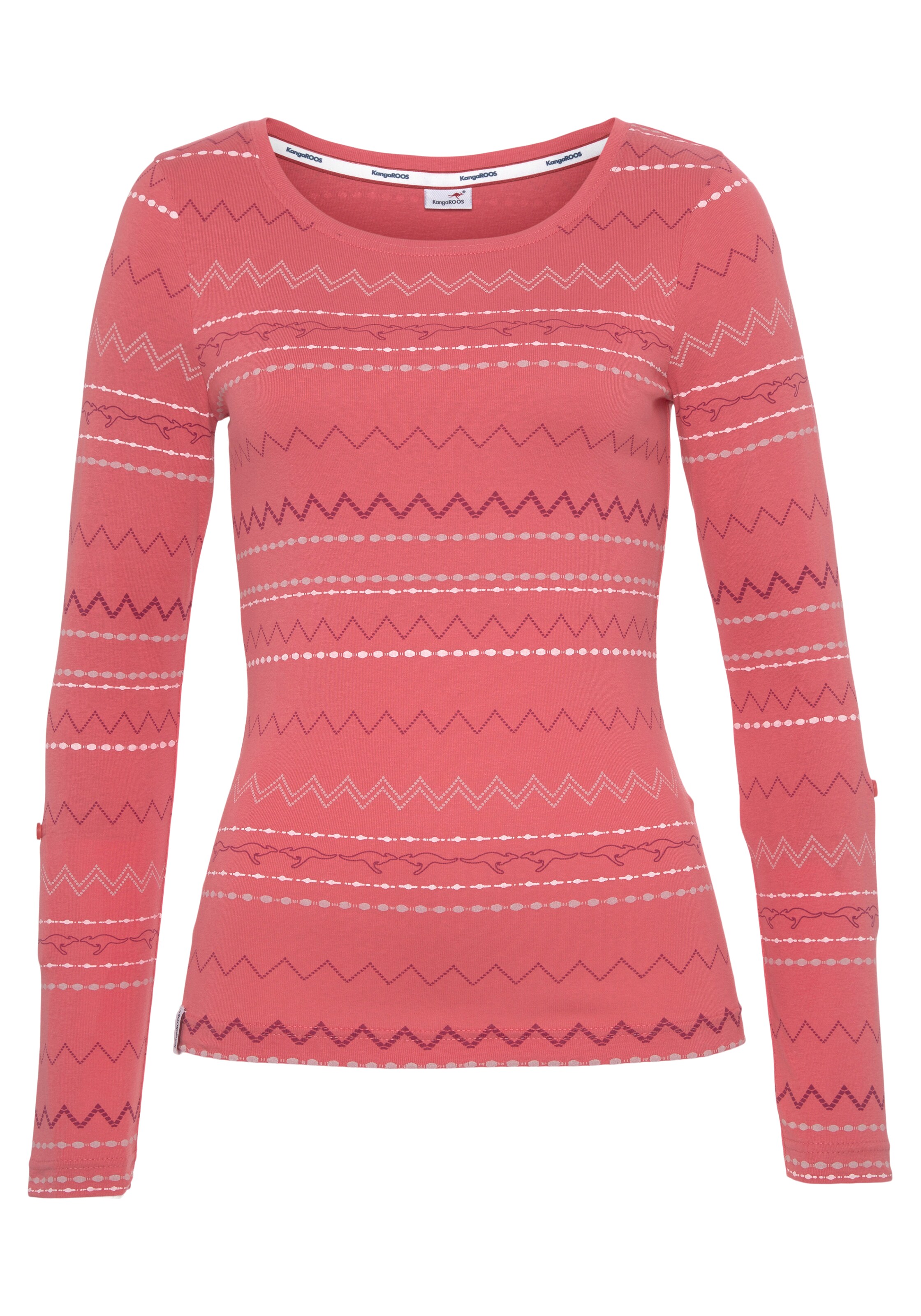 KangaROOS Shirt in Pink: Vorderseite