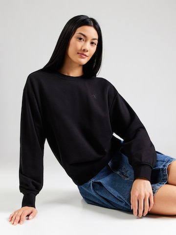 juoda Calvin Klein Jeans Megztinis be užsegimo: priekis