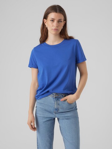 mėlyna VERO MODA Marškinėliai 'PAULA': priekis