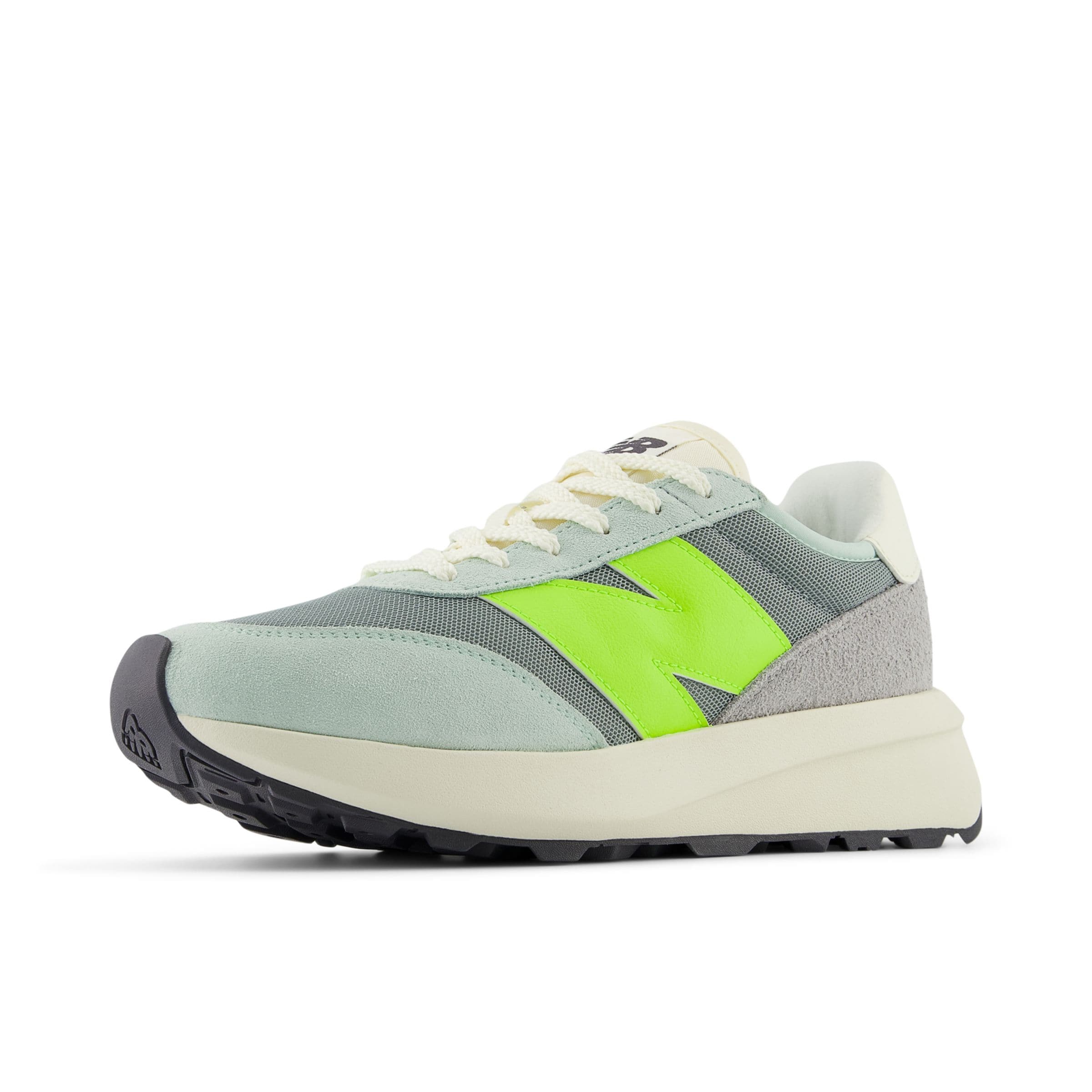 Baskets basses '370' new balance en vert : devant