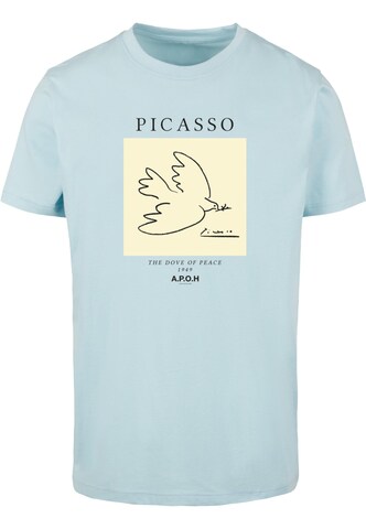 Merchcode Shirt 'Apoh - Picasso Dove' in Blau: Vorderseite