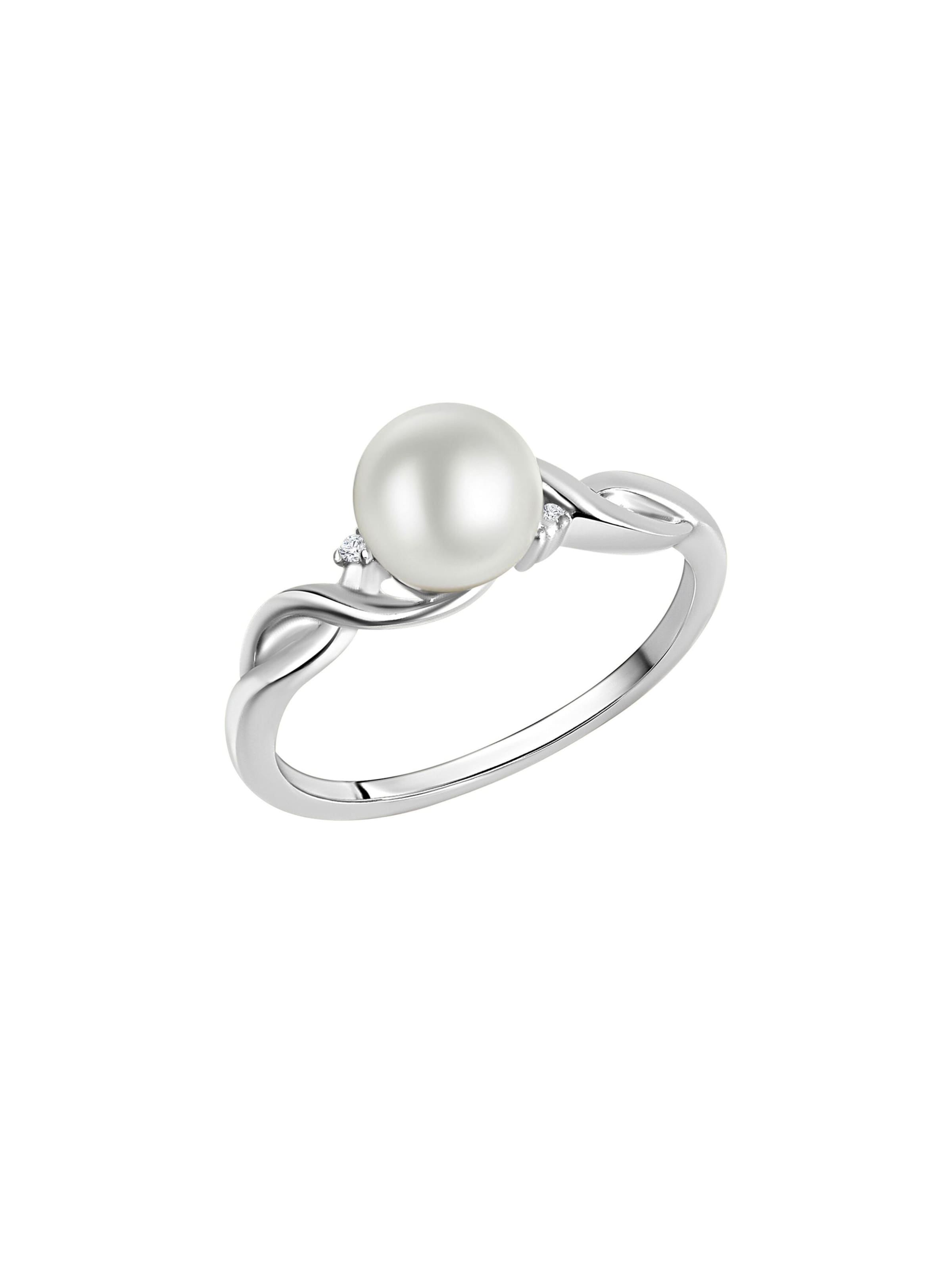 Zeeme Ring in White: front