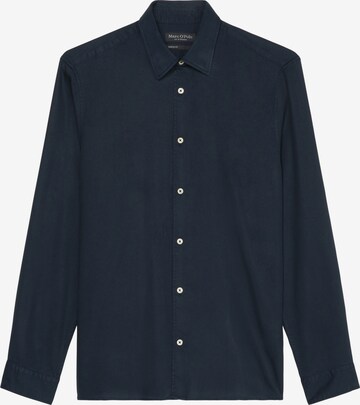 Coupe regular Chemise Marc O'Polo en bleu : devant