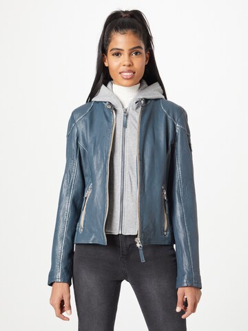 Gipsy Between-Season Jacket 'Finja' in Blue: front