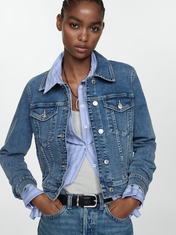 MANGO Jacke 'VICKY' in Blau: Vorderseite