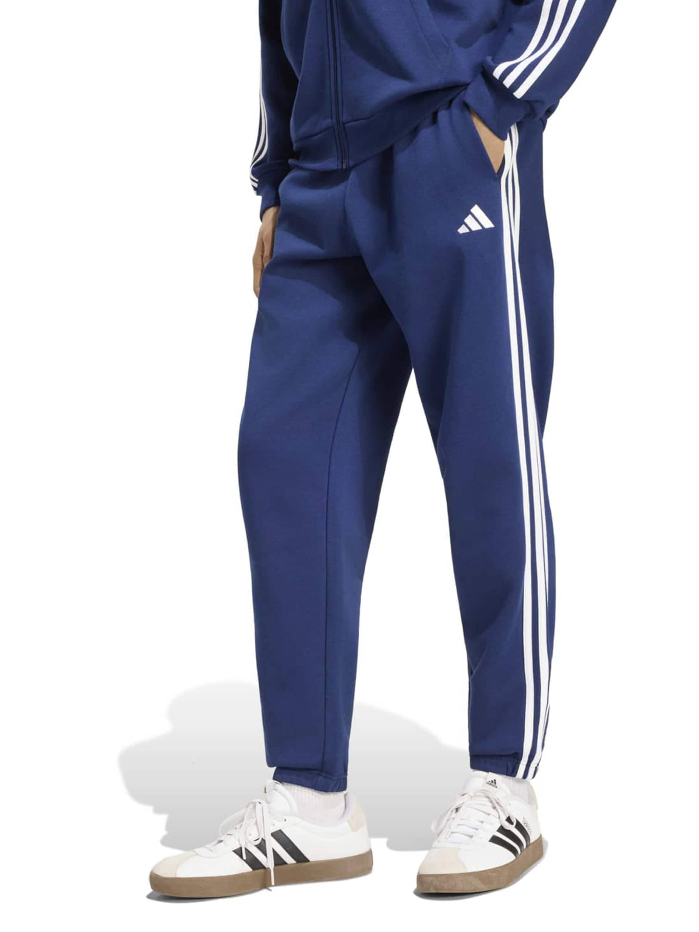 Effilé Pantalon de sport ADIDAS SPORTSWEAR en bleu : devant
