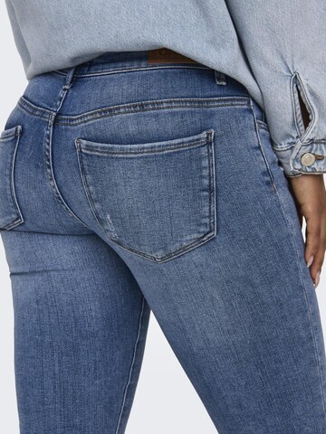 ONLY Slimfit Jeans 'CORAL' in Blau