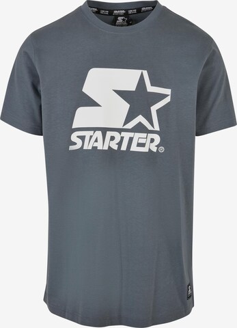 T-Shirt Starter Black Label en gris : devant