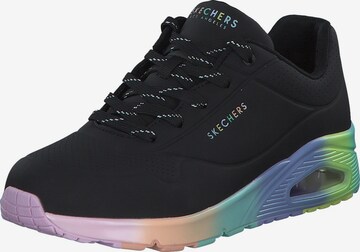 SKECHERS Sneakers laag in Zwart: voorkant