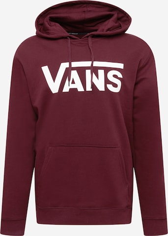 VANS Regular fit Sweatshirt 'Classic II' in Rood: voorkant