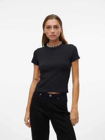 VERO MODA Shirt 'CHLOE' in Zwart: voorkant