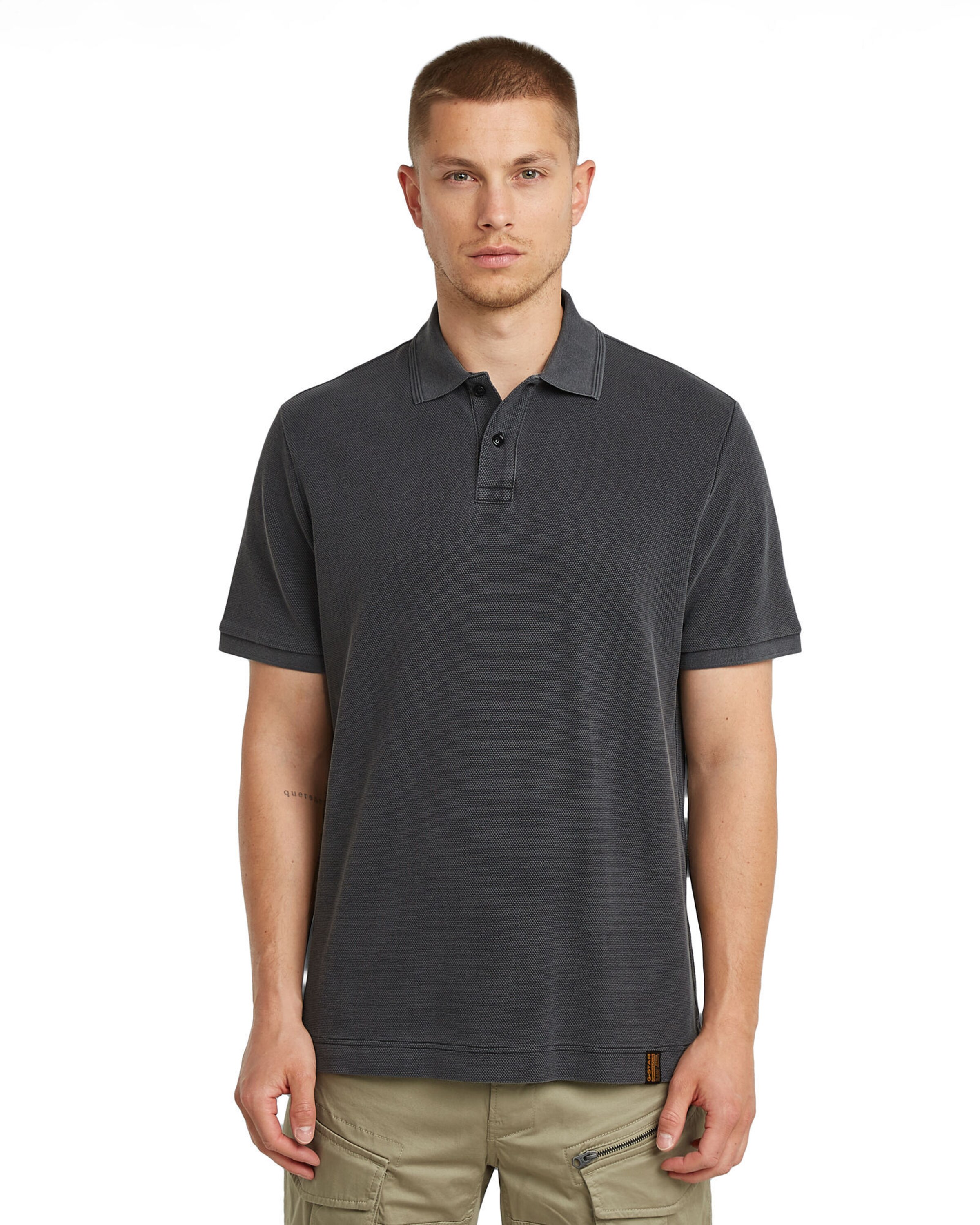 G-STAR Shirt in Zwart: voorkant