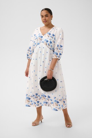 KAFFE CURVE Kleid 'Rosa' in Blau