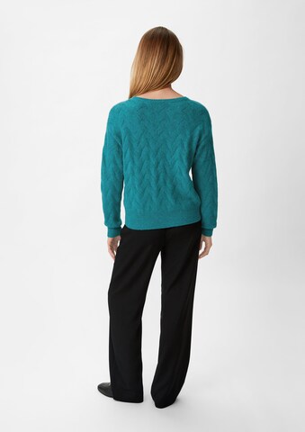 COMMA Pullover in Grün: Rückseite