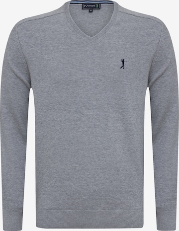 Pullover 'Santos' di Sir Raymond Tailor in grigio: frontale