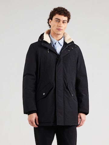 HECHTER PARIS Zimní parka – černá: přední strana