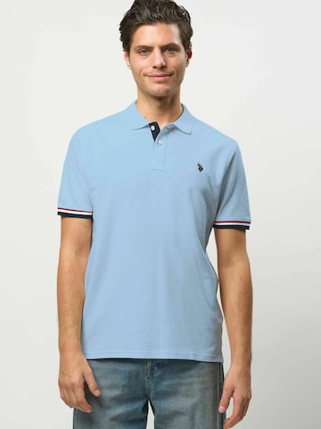 U.S. POLO ASSN. Regular fit Button Up Shirt ' UMMeo ' in Blue: front