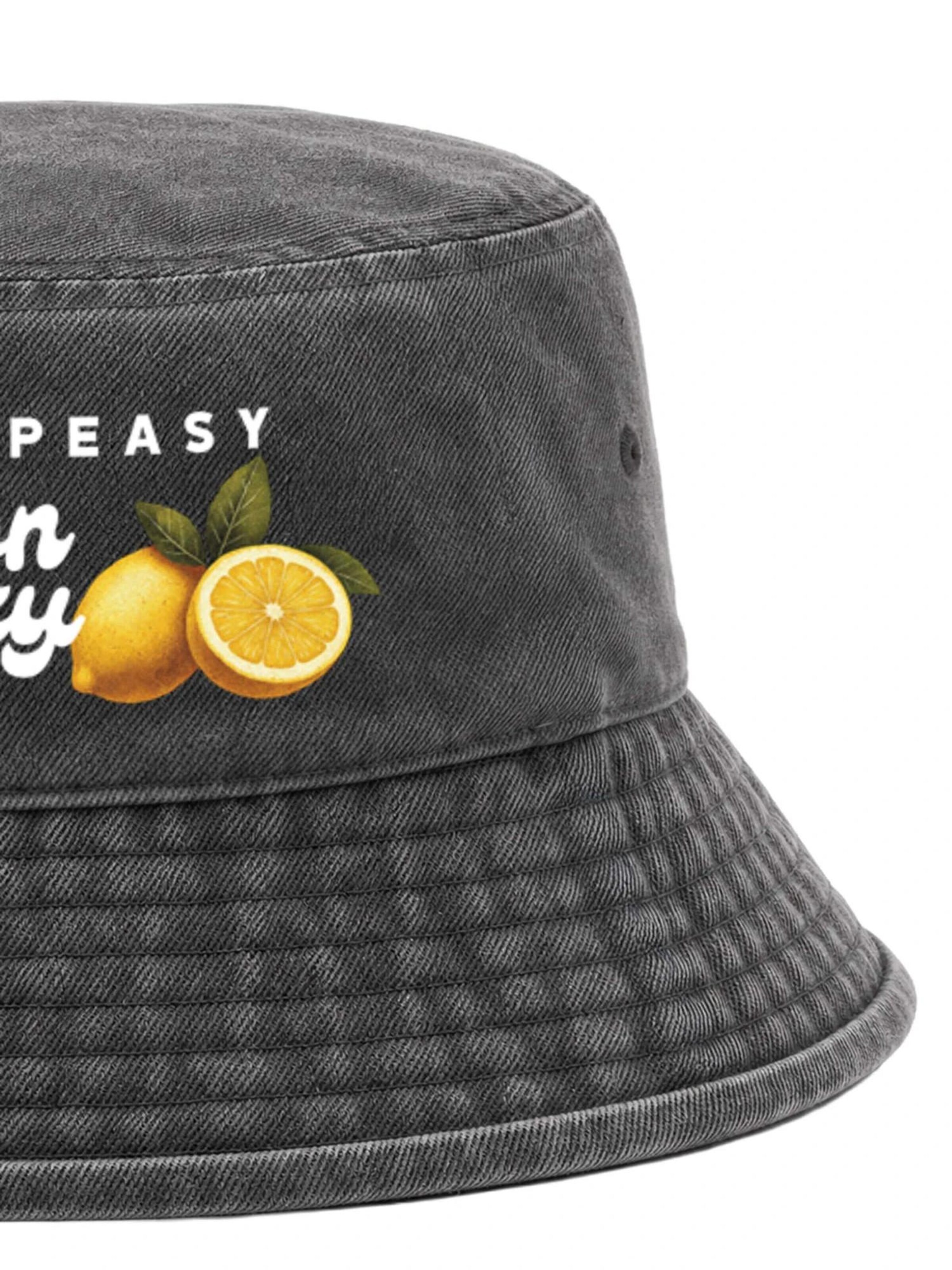 Neverless Hat 'Lemon Squeezy' in Black