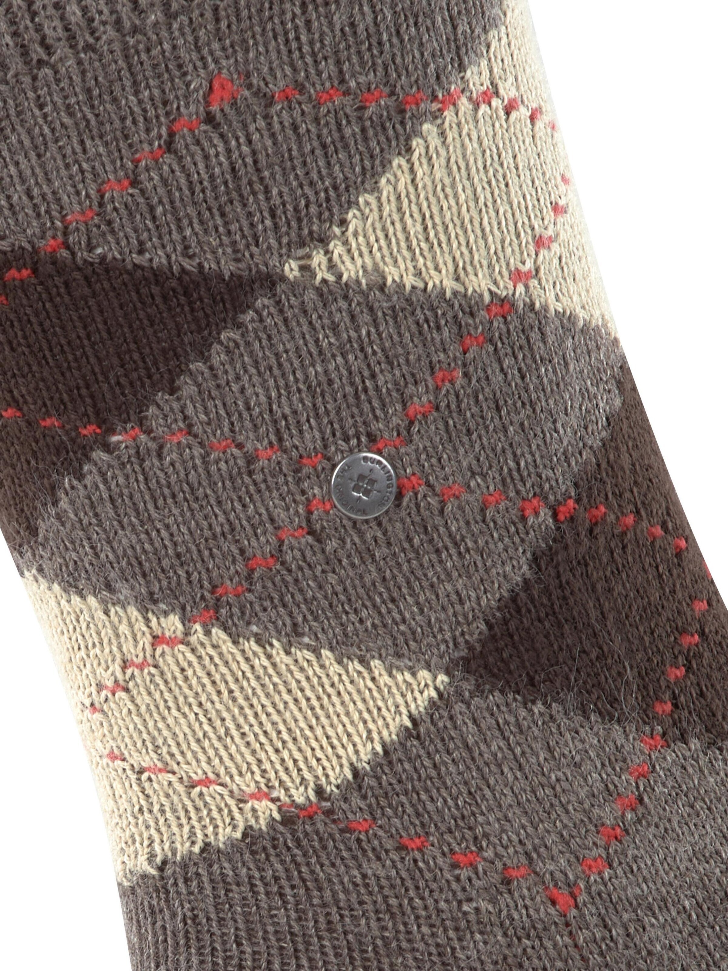 BURLINGTON Socks 'Preston' in Brown