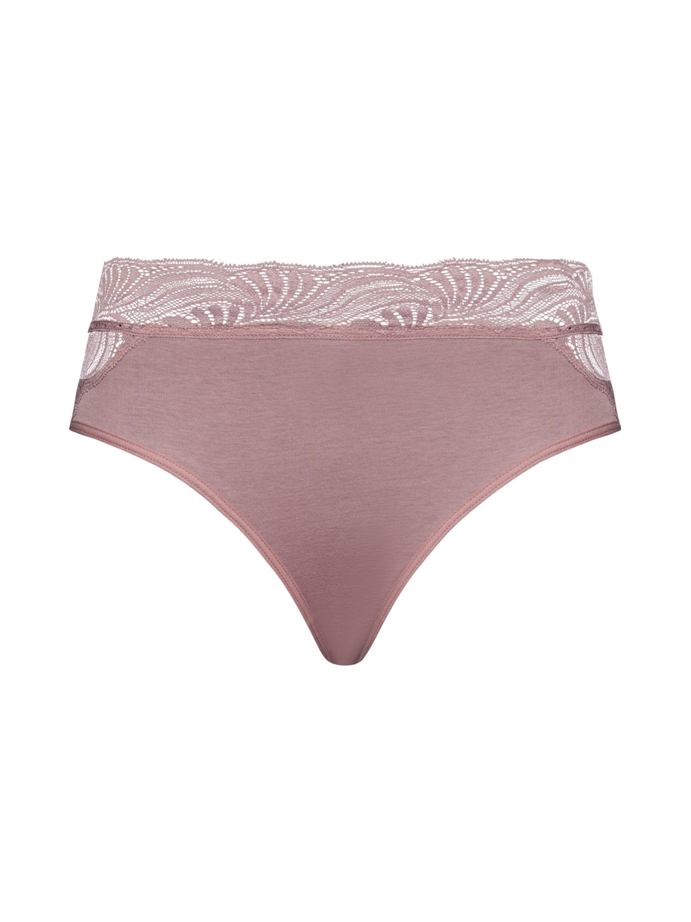 Hanro - Cueca ' Cotton Delight ' em rosa: frente