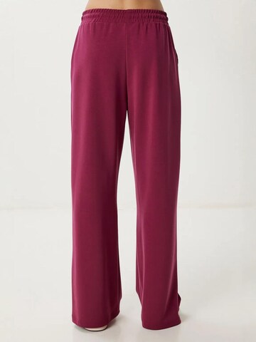 Happiness İstanbul Wide leg Sportbroek 'Jogginghose' in Lila