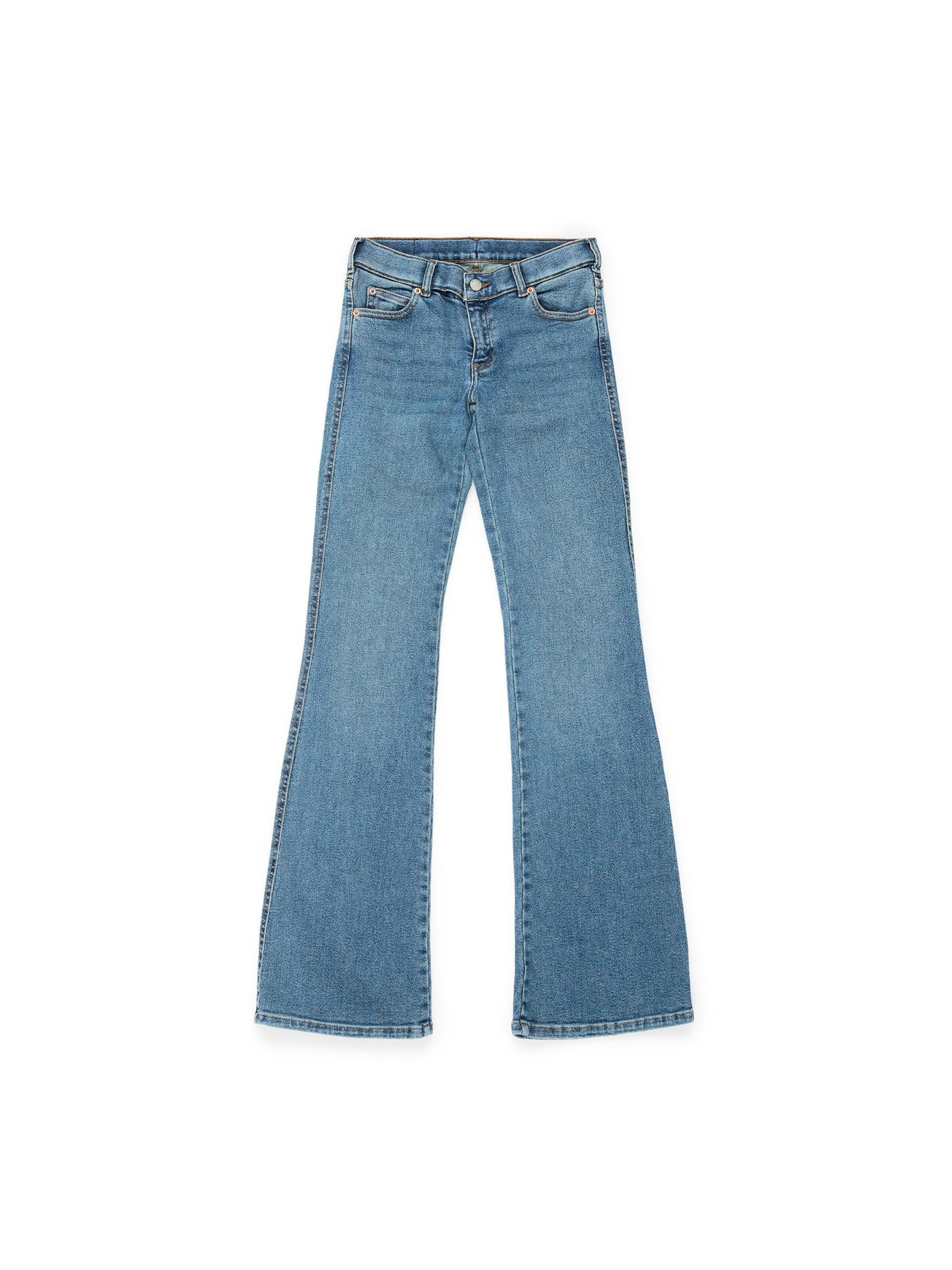 Dr. Denim Tall Slimfit Jeans 'Kily Tall' in Blauw: voorkant