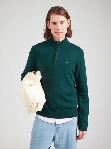 Pullover di Abercrombie & Fitch in verde: frontale