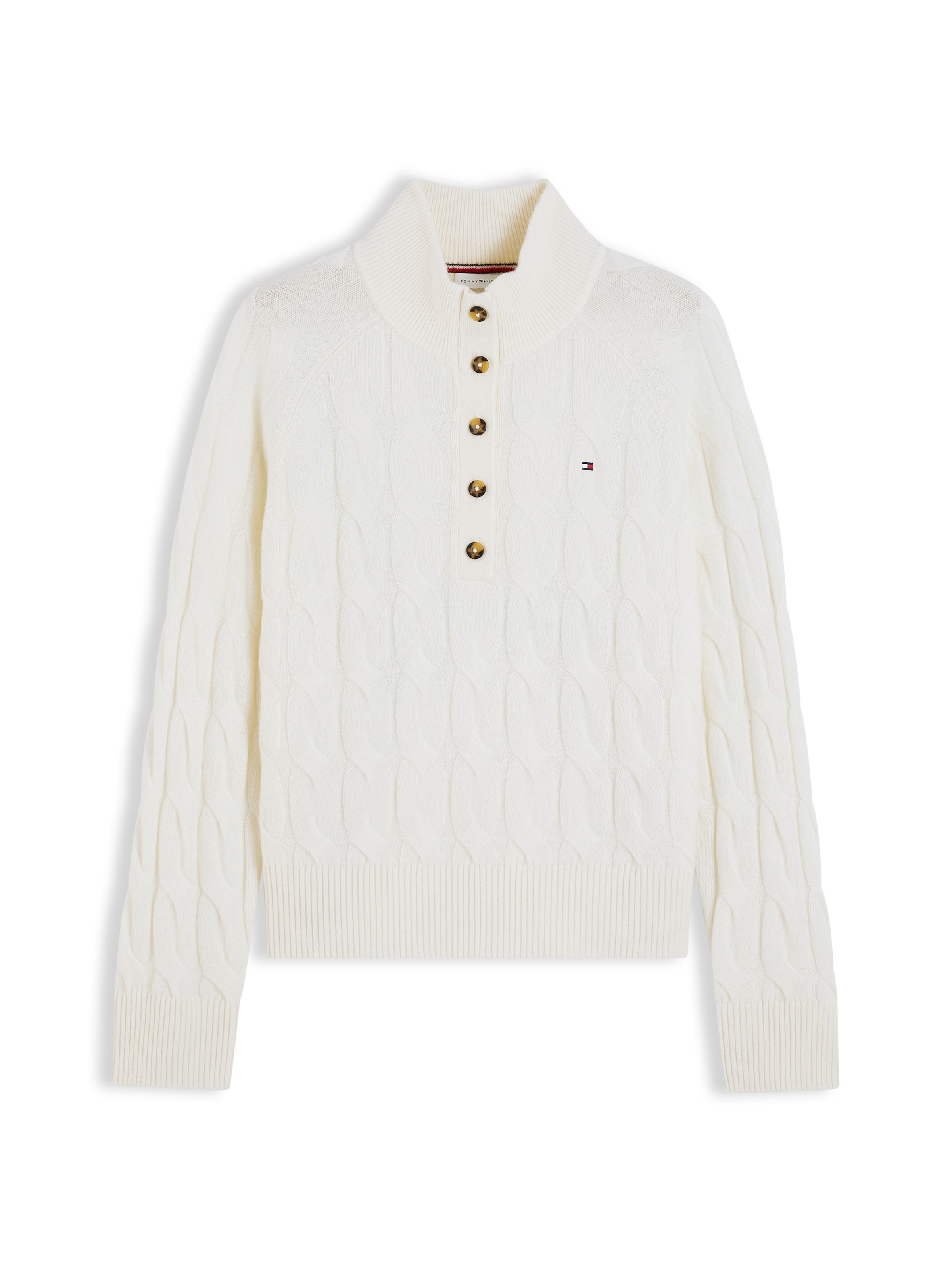 TOMMY HILFIGER Pullover in Beige: Vorderseite