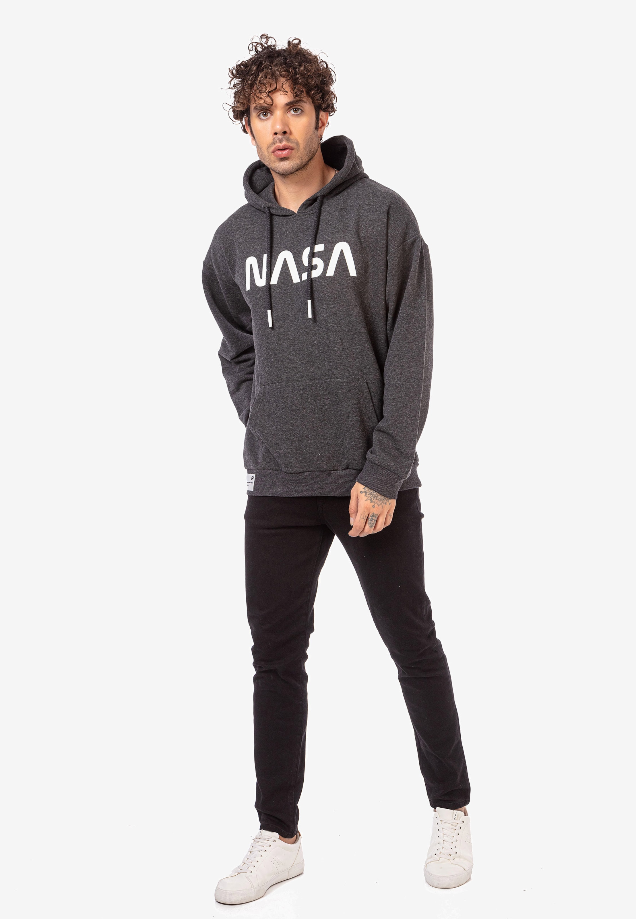 Männer Sweat Redbridge Kapuzensweatshirt 'Guildford' in Dunkelgrau - WK75219 Männer Sweat Redbridge Kapuzensweatshirt 'Guildford' in Dunkelgrau - WK75219
