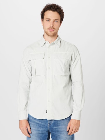 G-Star RAW Regular fit Button Up Shirt in Grey: front