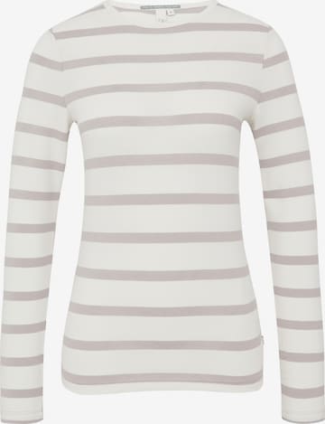 T-shirt QS en marron : devant