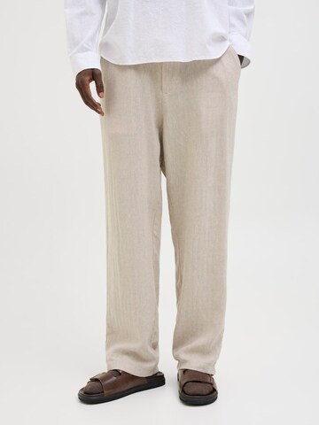 Loosefit Pantaloni chino 'JPSTKarl' di JACK & JONES in beige: frontale