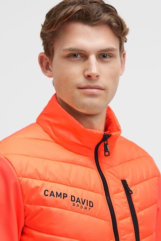 Veste mi-saison CAMP DAVID en orange