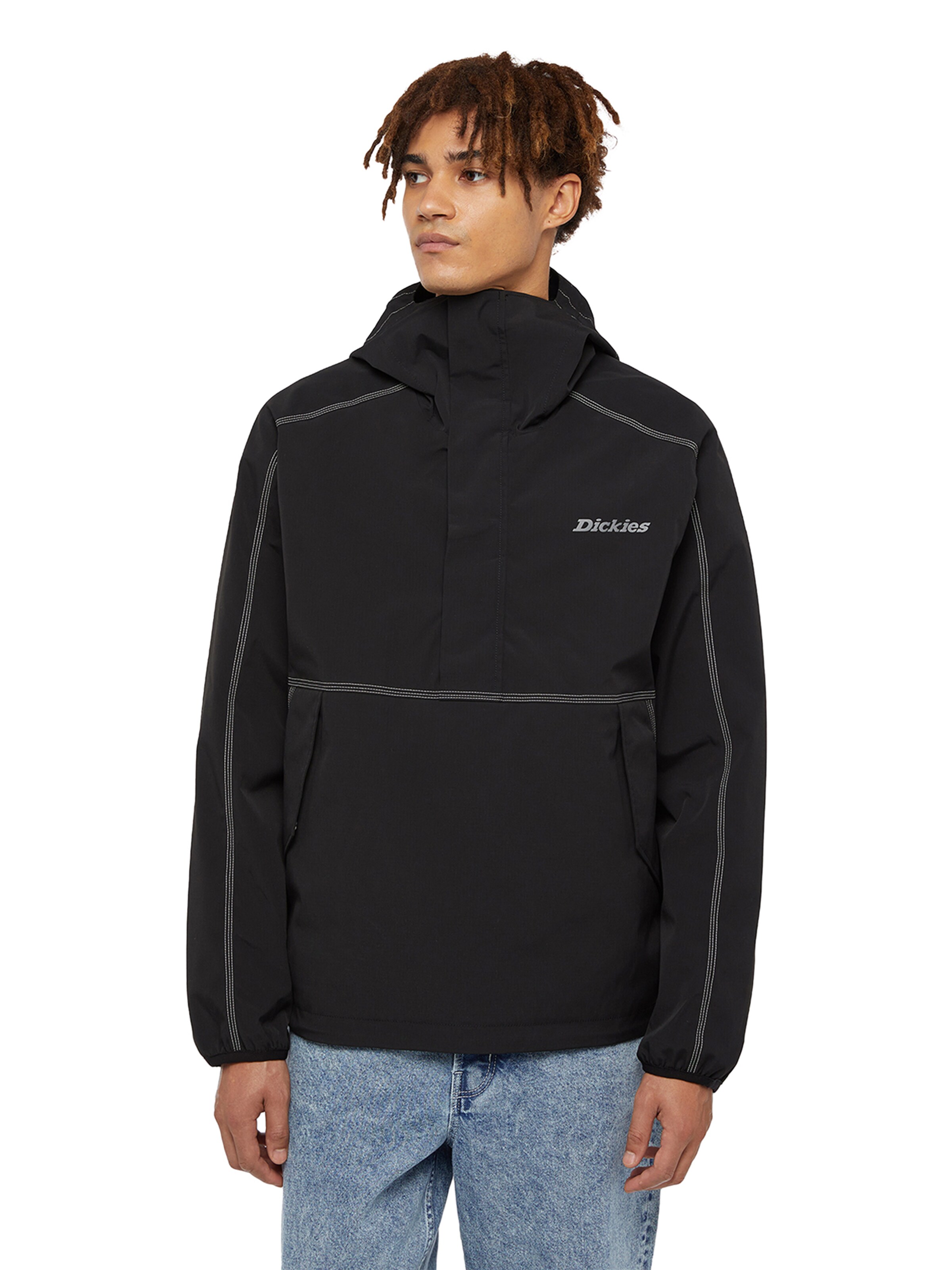 DICKIES Between-season jacket 'RONAN' in Black: front