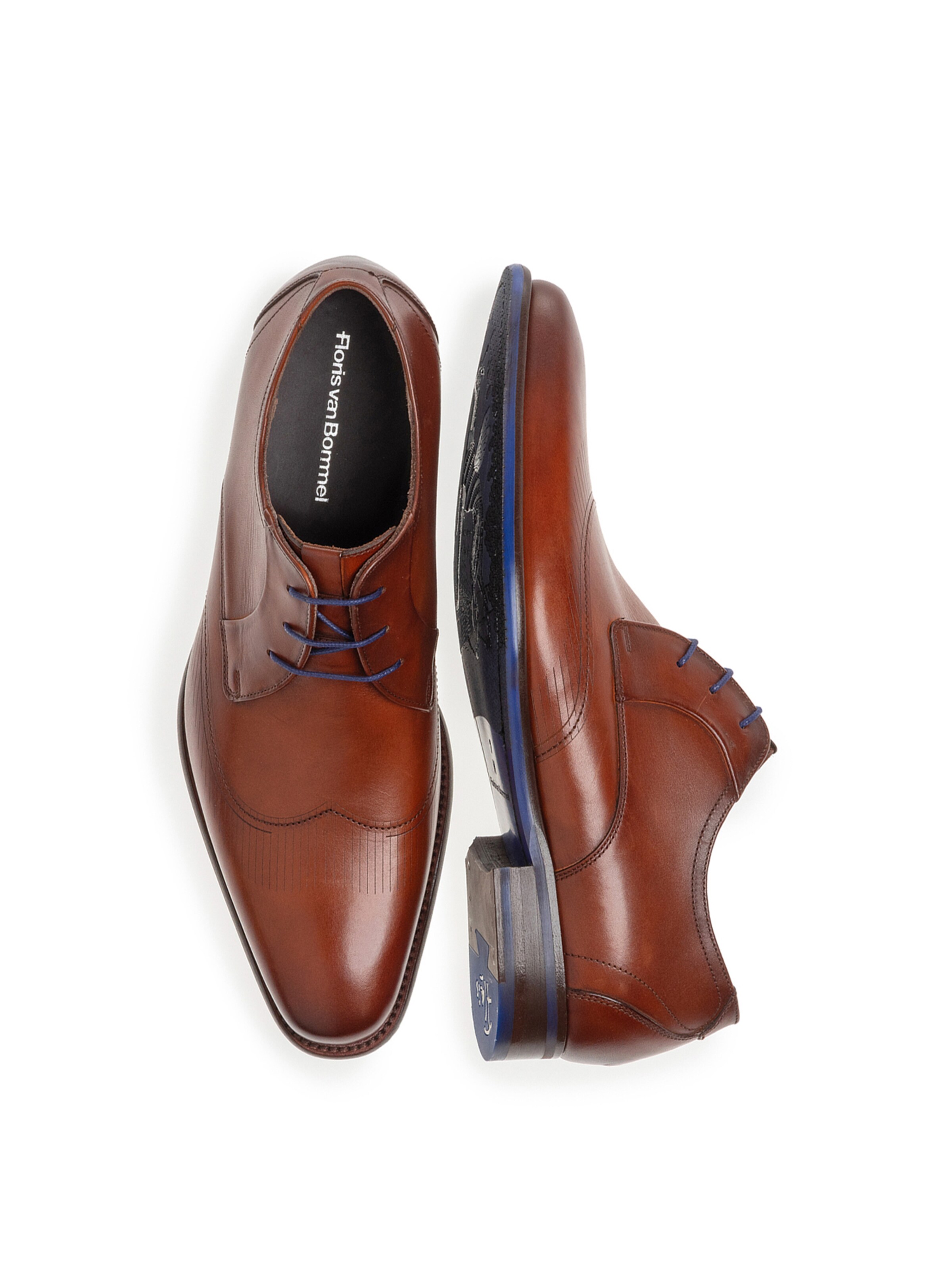 Floris van Bommel Schnürschuh 'De Stijler 42' in Braun