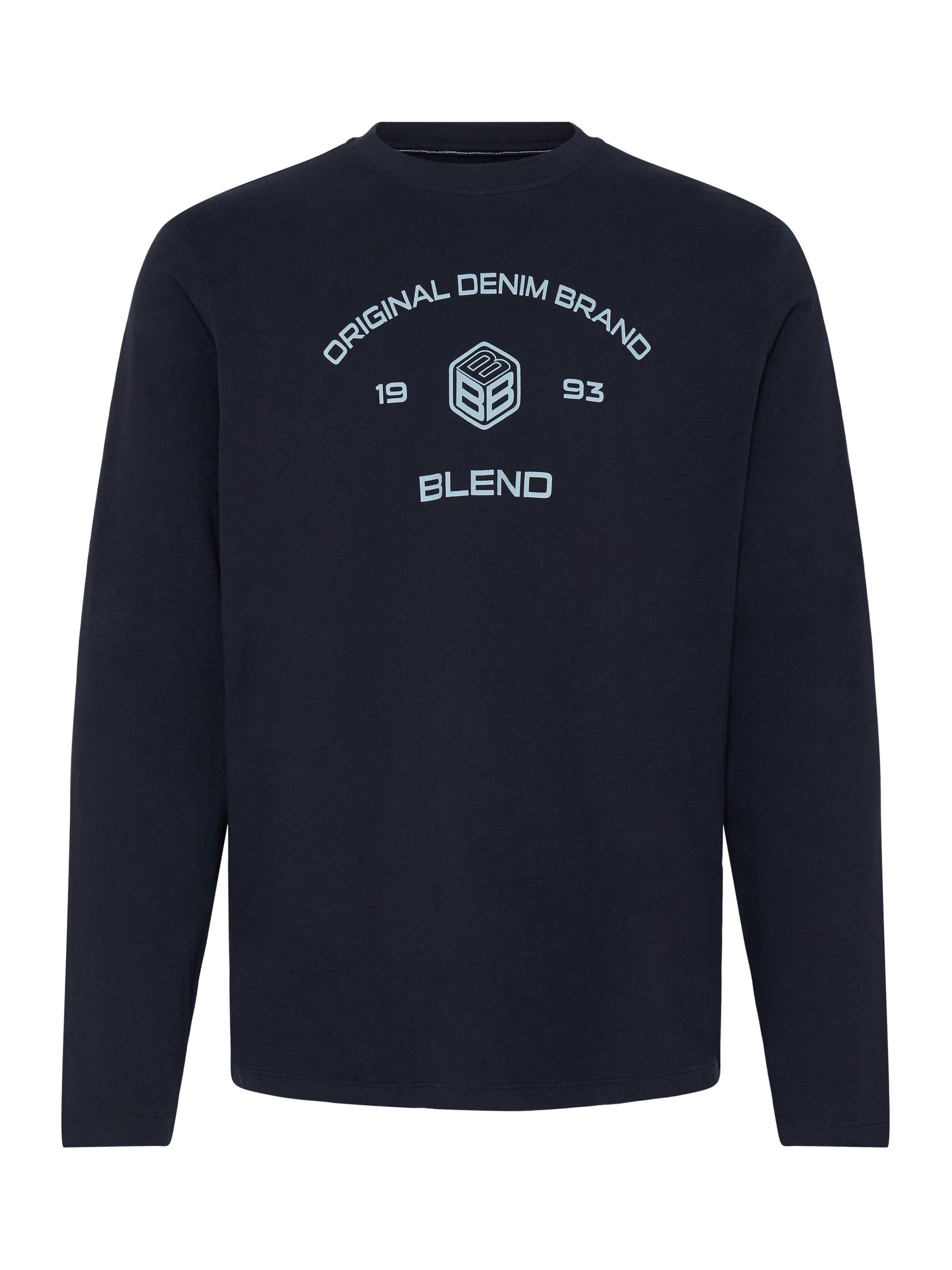 BLEND - Sweatshirt ' BHKarson ' em azul: frente