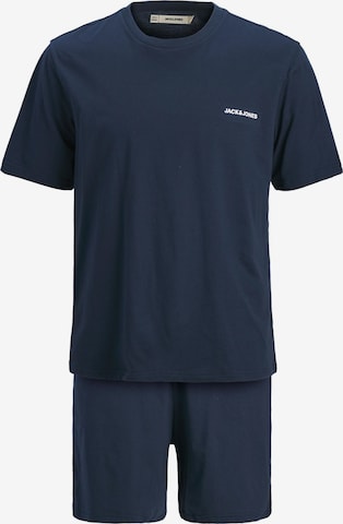 JACK & JONES Short Pajamas 'JACEverest' in Blue: front