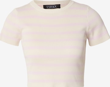 Estelou - Jersey en beige: frente