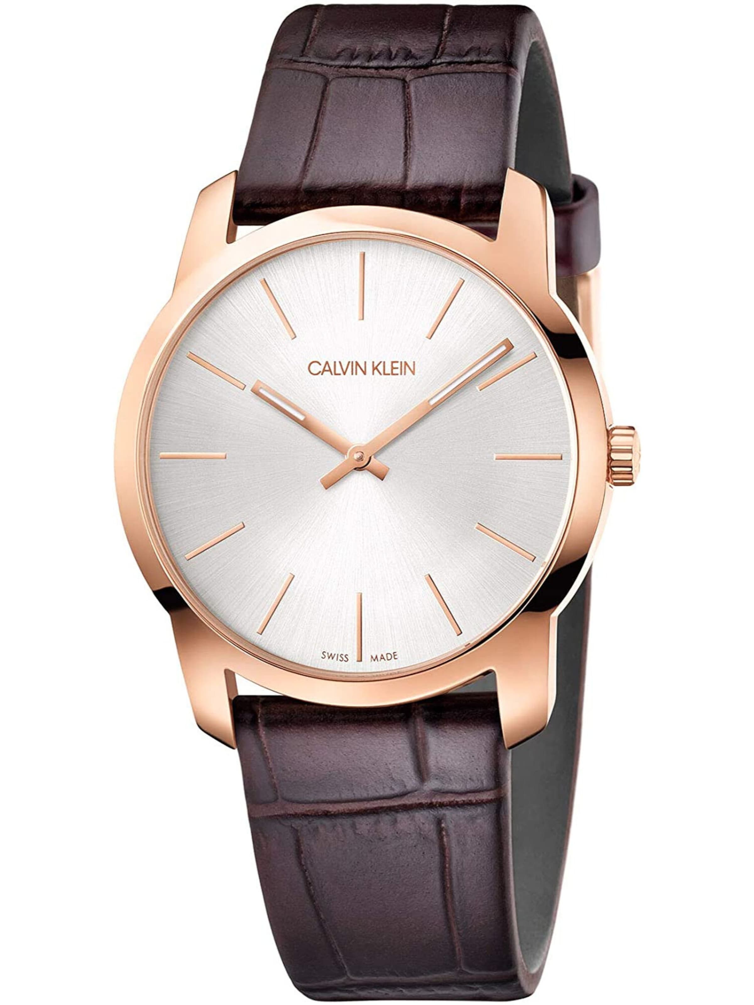 Montre à affichage analogique Calvin Klein - Uhren en or : devant