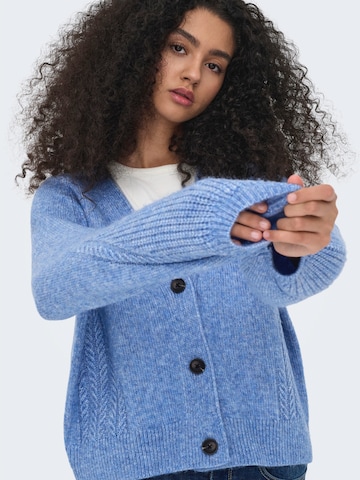 JDY Gebreid vest 'JDYSUSANNA' in Blauw