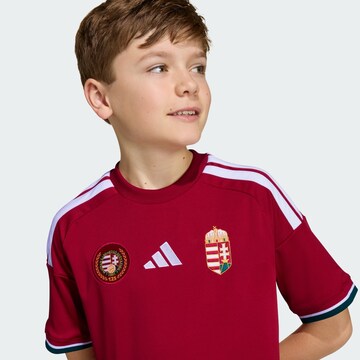 ADIDAS PERFORMANCE Λειτουργικό μπλουζάκι 'Hungary 26 Home Kids' σε κόκκινο