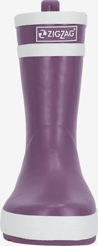 ZigZag Rubber Boots in Purple