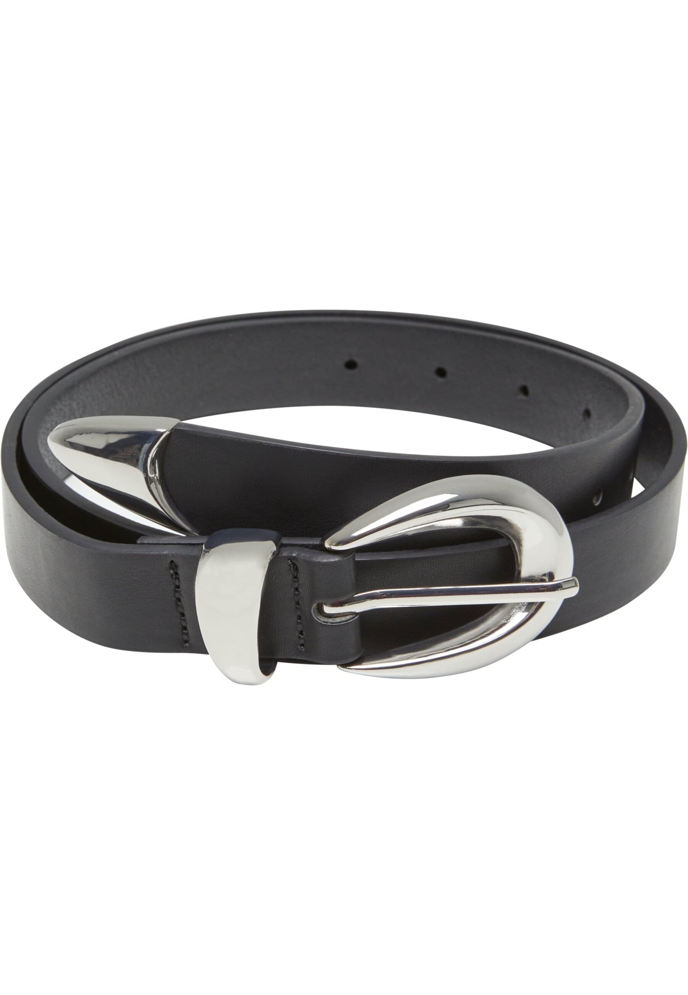 Urban Classics Belt in Black: front