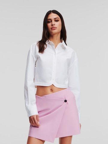 Karl Lagerfeld Blouse in White: front